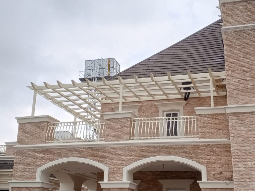 Roof fabrication work